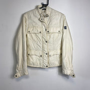 Cream Belstaff Padded Field Jacket Womens Small