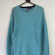 Light Blue Chaps Knitwear Sweater Women's Large