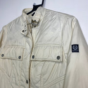 Cream Belstaff Padded Field Jacket Womens Small