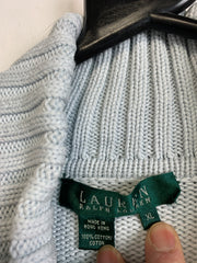 Light Blue Ralph Lauren Knitwear Sweater Women's XL