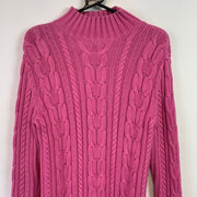 Pink Chaps Knitwear Sweater Women's Large