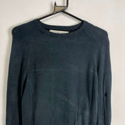 Vintage Navy Tommy Hilfiger Knit Jumper Sweater Womens Small