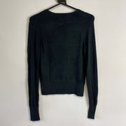 Vintage Navy Tommy Hilfiger Knit Jumper Sweater Womens Small