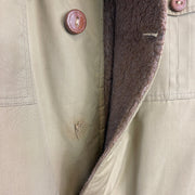 Khaki Fleece Lined Trench Coat Minneapolis Size 42