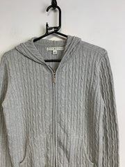 Grey Tommy Hilfiger Cable Knit Sweater Women's Small