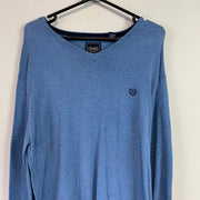 Blue Chaps Knitwear Jumper Men's Large