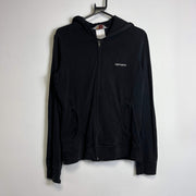 Black Velour Carhartt Hoodie Womens Large