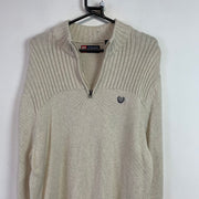 Beige Chaps Knitwear Sweater Women's XL