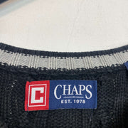 Black Chaps Cable Knit Sweater XL