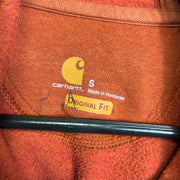 Orange Carhartt Hoodie Small