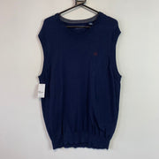 Navy Chaps Jumper Vest Large