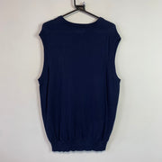 Navy Chaps Jumper Vest Large