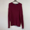 Red Chaps Cable Knit Sweater Women's Large