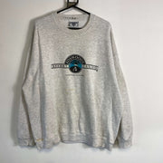 Vintage Grey Lee Foxwoods Graphic Sweatshirt 2XL