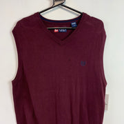 Red Chaps Jumper Vest Large