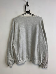 Vintage Grey Embroidery Sweatshirt Women's XL