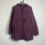 Vintage Purple L.LBean Quarter Zip Coat Womens Medium