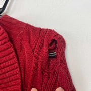 Red Chaps Cable Knit Sweater Women's XXL