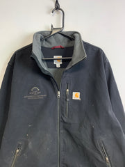 Black Carhartt Soft Shell Jacket Men's XL