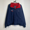 Navy Fleece Lined Lands End Squall Jacket Mens Medium