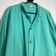 Vintage Tiffany Blue Heavy Cotton Shirt By Taylor Womens XL