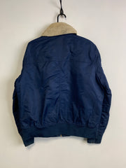 Navy Bomber Jacket Men's Large