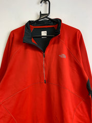 Red North Face Track Top Men's XL