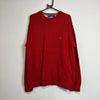 Red Tommy Hilfiger Crewneck Sweater Knit Jumper XL