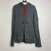 Vintage Grey y2k Puma Lined Full Zip Hoodie