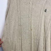 Vintage Beige Nautica Knitwear Sweater Women's XL
