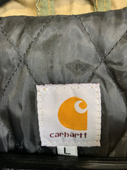 Reworked Multicolour Carhartt Workwear Patchwork Jacket Men's Large