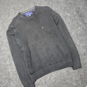 Grey Tommy Hilfiger Knitwear Sweater Men's Large