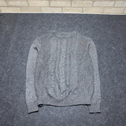 Grey Knitwear Sweater men's Large