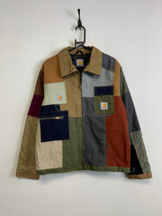 Reworked Multicolour Carhartt Workwear Jacket Men's Large