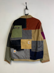 Reworked Multicolour Carhartt Workwear Jacket Men's Large