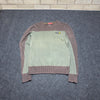 Brown and Green Puma Knitwear Sweater men's Medium