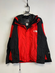 Black and Red North Face Raincoat Men's Large