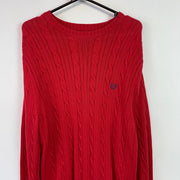 Red Chaps Cable Knit Sweater Women's Medium