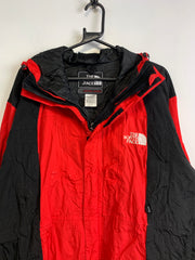 Black and Red North Face Raincoat Men's Large