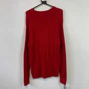 Red Chaps Cable Knit Sweater Women's Medium