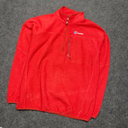 Red Berghaus Fleece Men's Large