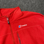 Red Berghaus Fleece Men's Large