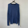 Blue Chaps Cable Knit Sweater Women's Medium