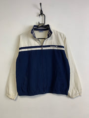 White and Navy Reebok Windbreaker men's Small