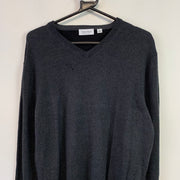 Grey Calvin Klein Knitwear Sweater Women's XL