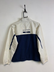 White and Navy Reebok Windbreaker men's Small