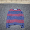 Navy and Red Tommy Hilfiger Knitwear Sweater Men's Medium