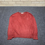 Red CD Jumper Men's Medium