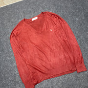 Red CD Jumper Men's Medium