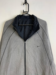 00s Navy Nike Reversible Fleece Jacket Men's XL